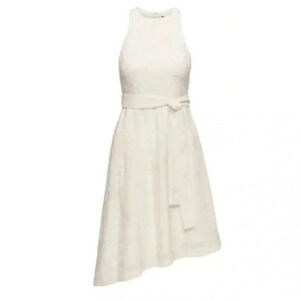 Banana Republic Floral Asymmetrical Fit-and-Flare Dress, size 12T, NWT